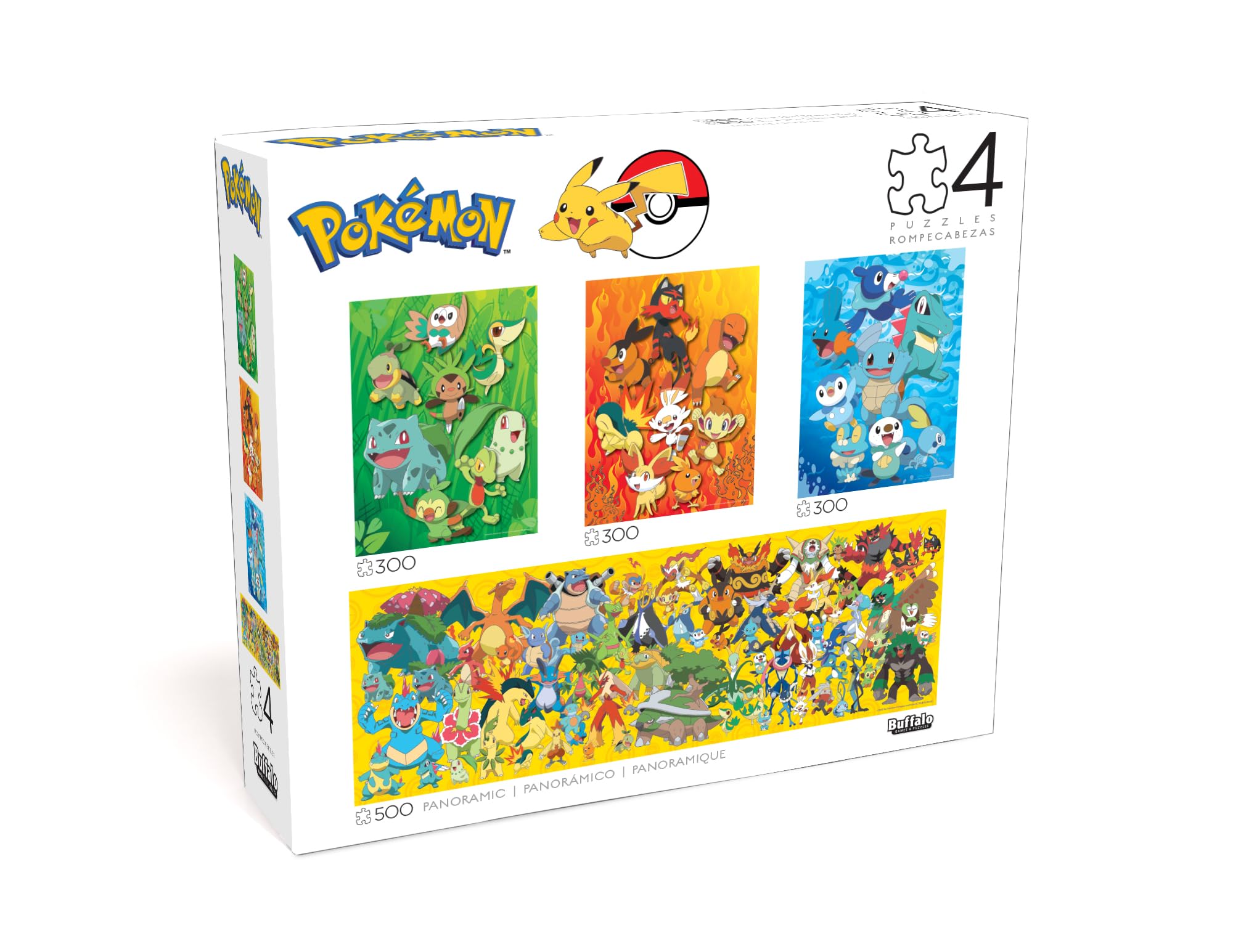 Amazon.com: Buffalo Games Pokemon Puzzle 500 Pieces, 300 Piece